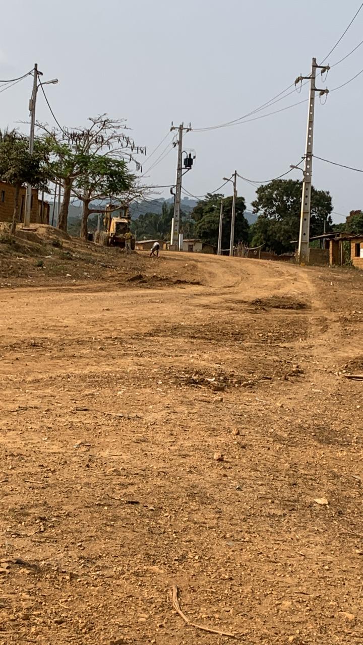 Máquina em actividade de obra
